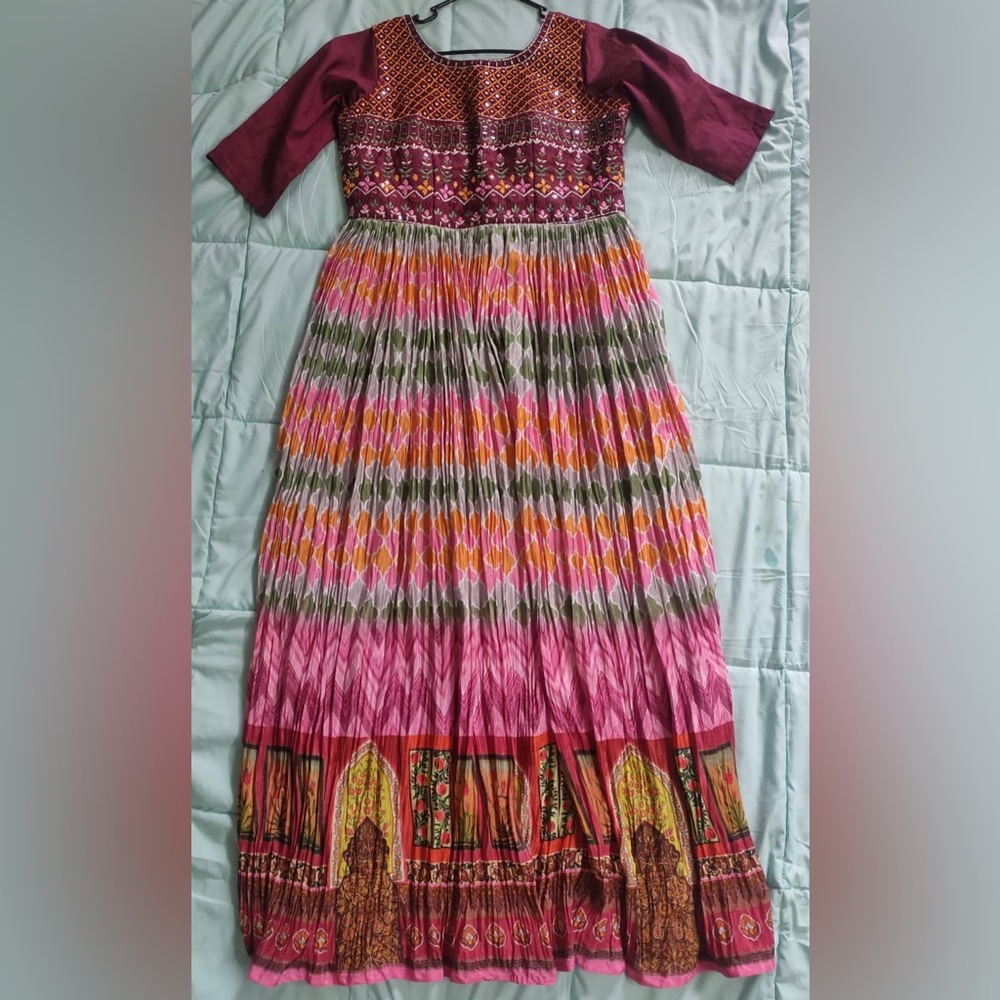 Kalaniketan Long Indian Ethnic Maxi Dress - XL PRICE IS FIRM